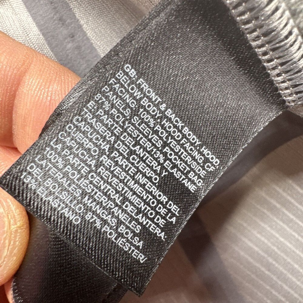 The North Face Jacket Womens M Dyvinity Metallic Silver Hybrid Hooded Training - Picture 7 of 12